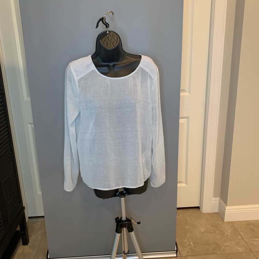 Sheer Filmy Fabric Top